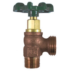 Arrowhead 1/2 in. MIP T Hose Brass Boiler Drain