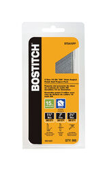 Bostitch Assorted in. 15 Ga. Angled Strip Finish Nails Smooth Shank 900 pk