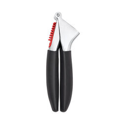 OXO Good Grips 2 in. W X 7 in. L Silver/Black Aluminum Garlic Press