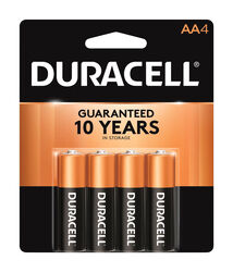 Duracell Coppertop AA Alkaline Batteries 4 pk Carded