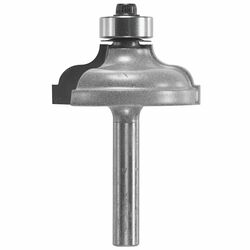 Vermont American 1-3/8 in. D X 3/16 in. R X 2-1/4 in. L Carbide Tipped Ogee & Fillet Router Bi