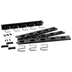 Crawford Black Plastic Rack 12 lb. cap. 1 pk