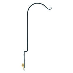 Panacea Black Steel 36 in. H Curved Plant Hook