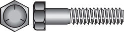 Hillman 3/8 in. D X 5 in. L Heat Treated Zinc Steel Hex Head Cap Screw 50 pk