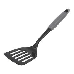 Chef Craft 3 in. W X 12 in. L Black/Gray Nylon Slotted Turner