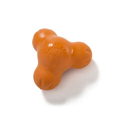 West Paw Zogoflex Orange Tux Synthetic Rubber Dog Treat Toy/Dispenser Small