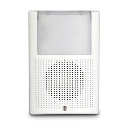 Heath Zenith White Plastic Wireless Night Light Doorbell Kit