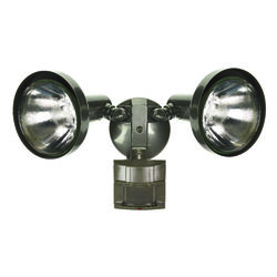 Heath Zenith Motion-Sensing Hardwired Halogen Bronze Security Light