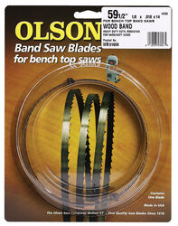 Olson 59.5 in. L X 0.13 in. W X 0.02 in. thick T Carbon Steel Band Saw Blade 14 TPI Hook teeth 1