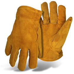 Boss Men's Indoor/Outdoor Driver Work Gloves Tan XL 1 pair
