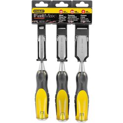 Stanley FaxMax Thru-Tang Wood Chisel Set 3 oz