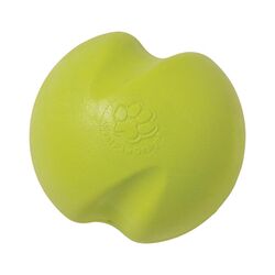 West Paw Zogoflex Green Jive Synthetic Rubber Ball Dog Toy Small in.