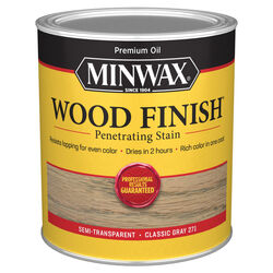 Minwax Wood Finish Semi-Transparent Classic Gray Oil-Based Wood Stain 1 qt