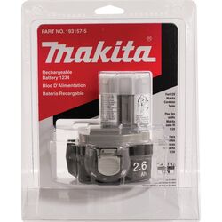 Makita 12 V 2.6 amps NiMH Battery 1 pc