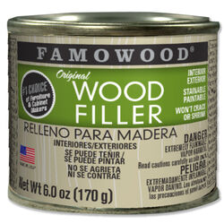 Famowood Natural/Tupelo/White Pine Wood Filler 6 oz