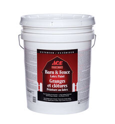 Ace Flat White Water-Based Barn and Fence Paint 5 gal