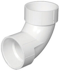 Charlotte Pipe Schedule 40 3 in. Hub T X 3 in. D Hub PVC Elbow