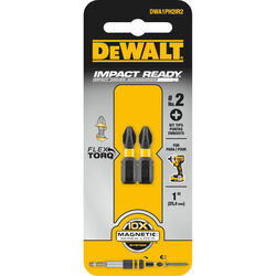 DeWalt FlexTorq Phillips #2 in. S X 1 in. L Insert Bit Steel 2 pc