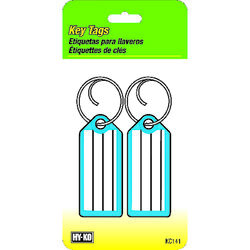 Hy-Ko 2GO 1 in. D Plastic Assorted Key Tag