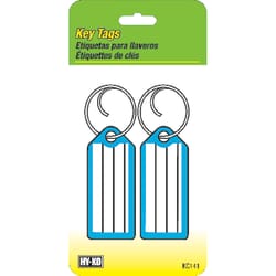 Hy-Ko 2GO 1 in. D Plastic Assorted Key Tag
