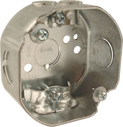 Raco 3-1/2 in. Octagon Steel 1 gang Junction Box Gray