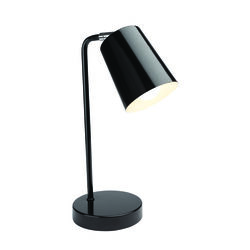 Newhouse Lighting Oslo 14.5 in. Black Desk Lamp