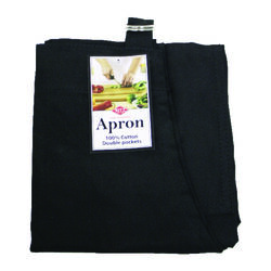 RITZ Black Cotton Solid Apron