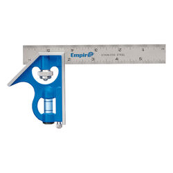 Empire True Blue 6 in. L X 4.3 in. H Steel Adjustable Heavy Duty Pocket Combination Square