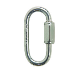 Campbell Chain Polished Stainless Steel Quick Link 220 lb 1-3/8 in. L