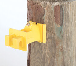 Dare Products Wood Post Insulator Yellow