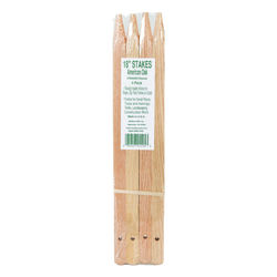 Madison Mill 18 in. H X 0.9 in. W Oak Landscaping Stakes 4 pk