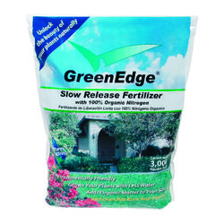 GreenEdge 6-2-0 Slow Release Nitrogen Lawn & Garden Fertilizer For All Grasses 3000 sq ft 40 cu in