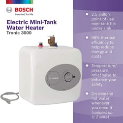 Bosch Tronic 3000T 2.7 gal Electric Water Heater