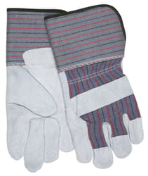 MCR Safety Unisex Palm Work Gloves Gray L 6 pair