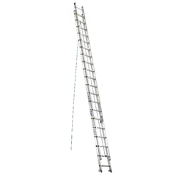 Werner 40 ft. H X 17.33 in. W Aluminum Extension Ladder Type 1 250 lb