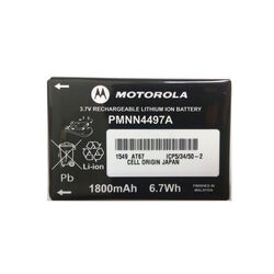 Motorola Solutions Lithium Ion 3.65-Volt 3.7 V Two-Way Radio Battery PMNN4497 1 pk