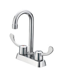 B & K Industries Two Handle Chrome Bar Faucet