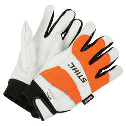 STIHL Pro Mark Dynamic Chainsaw Protective Gloves Orange/White XL 1 pair