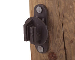 Dare Products Wood Post Insulator Black