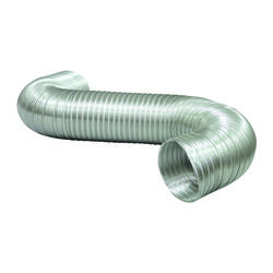 Deflect-O Jordan 28 in. L X 8 in. D Black/Silver Aluminum Dryer and Vent Hose