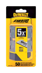 DeWalt Carbide Edge Steel Heavy Duty Replacement Blade 2-1/2 in. L 50 pc