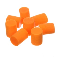 3M 23 dB Foam Ear Plugs Orange 4 pair