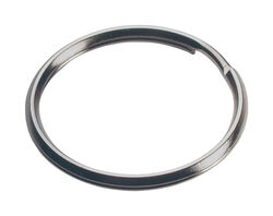 Hillman 1-1/2 in. D Tempered Steel Silver Split Rings/Cable Rings Key Ring