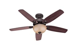 Hunter Fan Builder Deluxe 52 in. New Bronze LED Indoor Ceiling Fan