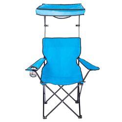 Quik Shade Basic Adjustable Blue Canopy Folding Folding Chair