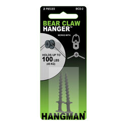 Hangman Black Hanger Double Headed Hanger 100 lb 2 each