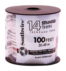 Southwire 100 ft. 14/1 Stranded THHN Building Wire