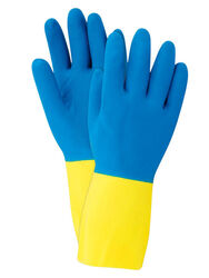 Soft Scrub Neoprene Cleaning Gloves L Blue 1 pk