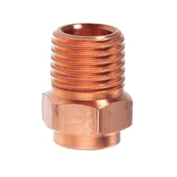 Mueller Streamline 1/4 in. Copper T X 1/4 in. D MIP Copper Pipe Adapter