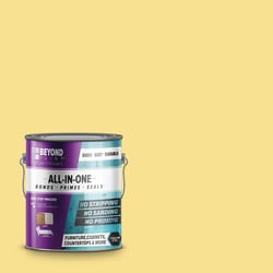 BEYOND PAINT Matte Buttercream Water-Based All-In-One Paint Exterior and Interior 51 g/L 1 gal